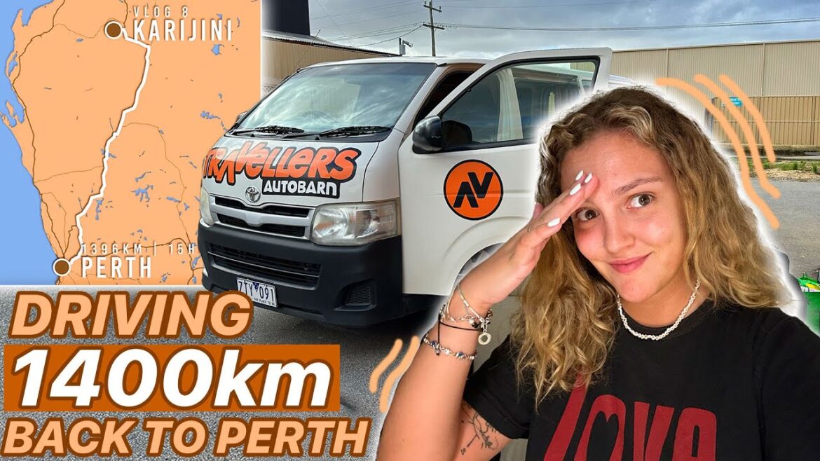 Return to Perth with a drive of 900 miles! The end of the road trip!