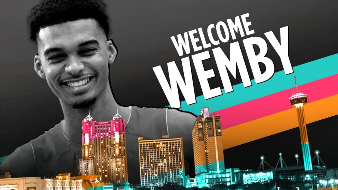 Welcome WEMBY! Victor Wenbaniama who came to San Antonio for the first time talks about the impression of the Spurs’ conference