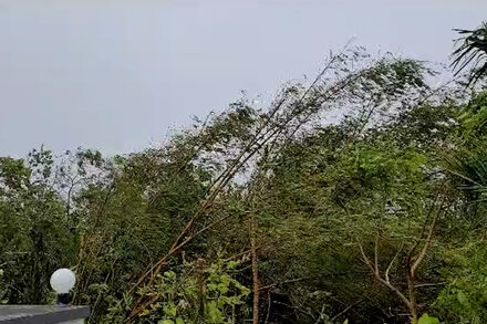 President Biden declared an emergency for Guam on Tuesday night, and the governor warned that the island could take a direct hit from the typhoon.