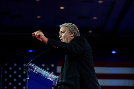 A longtime adviser to President Trump, Stephen K. Bannon is accused of having defrauded Americans who paid money toward the construction of a border wall.