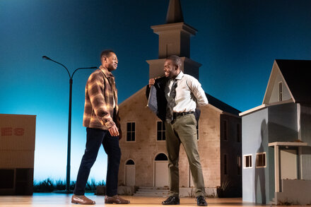 In Eboni Booth’s new play, William Jackson Harper performs with astonishing vulnerability as a man alone and adrift.