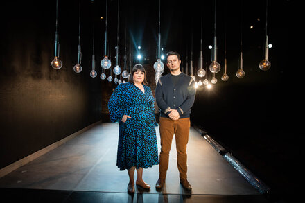 Audible Theater’s leader and the creator of “Sorry for Your Loss” hope the autobiographical comedy helps others learn to talk about grief.