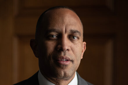 Hakeem Jeffries, the New Yorker who succeeded Nancy Pelosi this year as the House’s top Democrat, is getting a trial by fire.