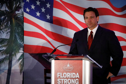 The cash haul points to the strengths Ron DeSantis will have in taking on Donald Trump.
