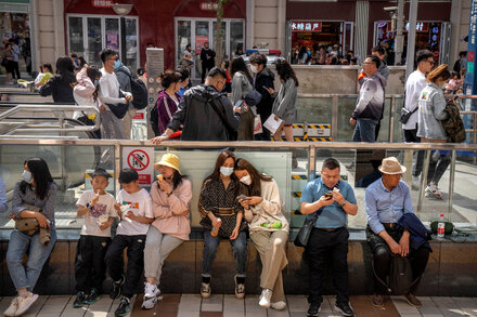 The authorities say that cases are up, and one doctor estimates that there could soon be 65 million cases a week. But China appears determined to move on.