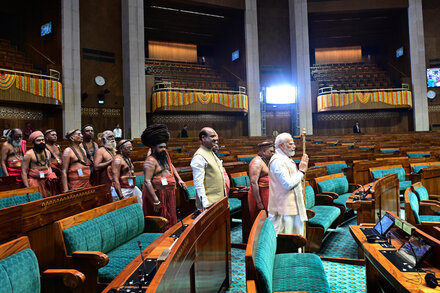 The complex is a testament to the prime minister’s power to get things done, but the ceremony also put the nation’s political divisions on display.