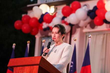 Bi-khim Hsiao, the top Taiwanese diplomat in Washington, said the support of the United States and other nations for Ukraine sends an important message to China.