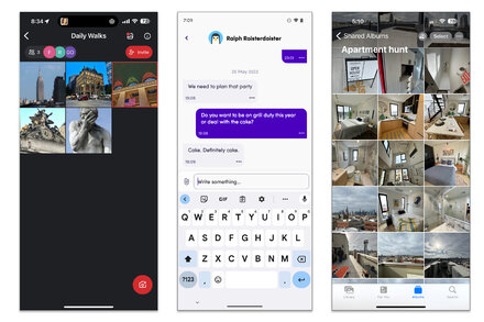 Alternative apps and shared photo albums let you set up your own exclusive club for online conversations and digital pictures.