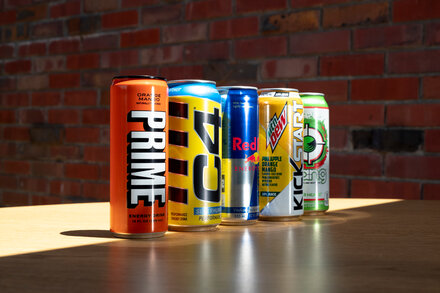 More companies are pushing low-calorie, sugar-free beverages they say are healthy. Some servings have nearly the same level of caffeine as a six-pack of Coca-Cola.