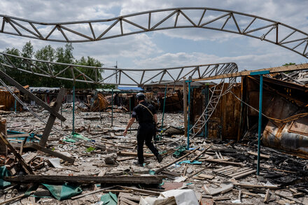 Even as new attacks have brought the war into Russia, the Russians have responded with force, raising the threat for the few civilians left in towns along the border.