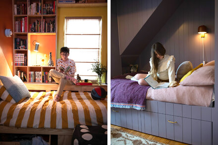 The 900-square-foot house had three bedrooms, but the children’s were shoe-box size. Updating them required ingenuity and ideas from “An American in Paris.”