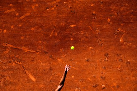 The iconic courts at Roland Garros can tell the tale of a match if you look closely enough.