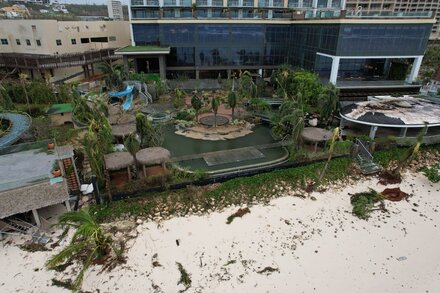 The storm was the strongest to strike the U.S. Pacific territory in at least two decades.