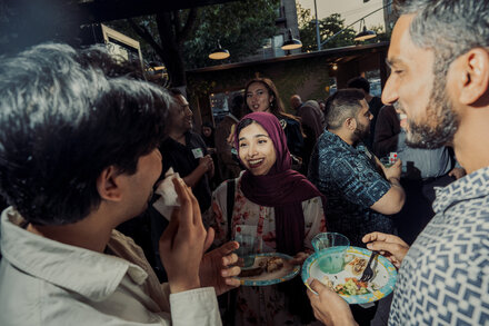 The marriage and dating app, which assists young Muslims in finding “the one,” hosted a singles event in Brooklyn.