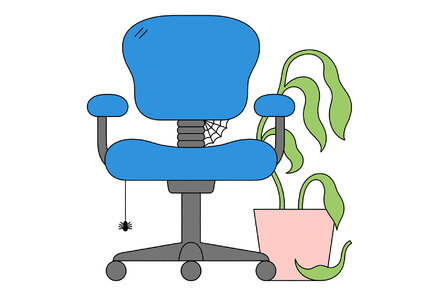 Cubicles sit empty and office pantries wait for the one day a week when their workers might actually come in. Here’s what office life looks like today.