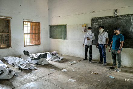 Most of the victims’ families live in towns and villages hundreds of miles away, officials and medics said.