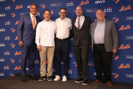 As the team continues to celebrate its history, Gary Cohen, Howie Rose, Al Leiter and Howard Johnson were honored for their contributions over the years.