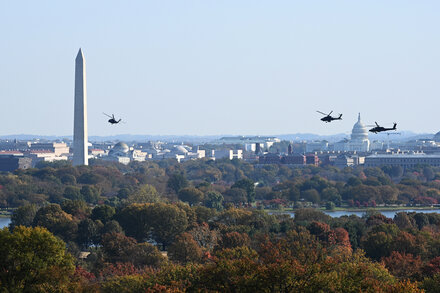 The noise, which startled residents and shook buildings, was caused by an authorized military flight, the emergency management agency in Annapolis, Md., said.