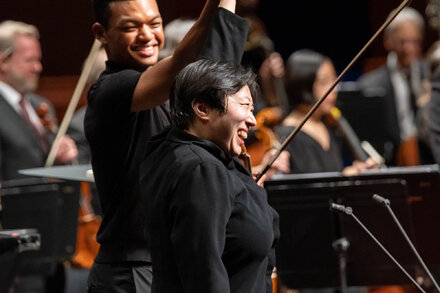 The orchestra could have rented Carnegie Hall for the celebration, but “our supporters are here, our audiences are here,” its chief executive said.