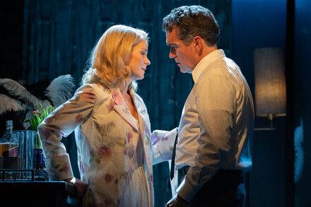In Craig Lucas and Adam Guettel’s jazzy new musical, Kelli O’Hara and Brian d’Arcy James are a glamorous couple succumbing to alcoholism.