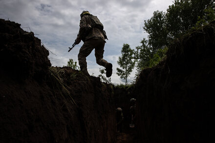 A senior U.S. official said that fighting intensified overnight near Zaporizhzhia days after an attack farther east prompted claims the push had begun.