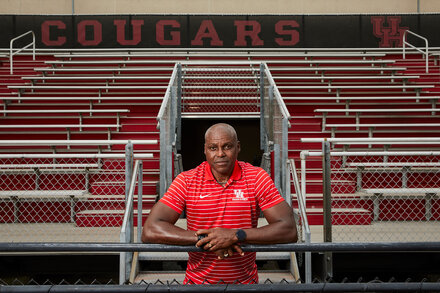 Lewis, the American track and field legend, is now head coach of the sport at the University of Houston. He expects excellence, and an N.C.A.A. Division I team title.