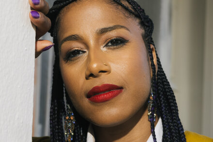 On her debut album, “When the Poems Do What They Do,” the writer and community organizer offers up a fluid mix of jazz and poetry that evokes the spirit of 1990s spoken-word scenes.