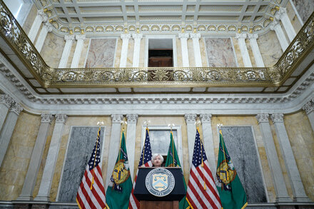 The government spends more than it takes in, so it has to borrow money to pay its bills.