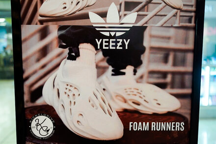 The sportswear company, which cut ties with Kanye West over his antisemitic remarks, will donate proceeds from its $1.3 billion inventory of Yeezy-brand sneakers and other goods.