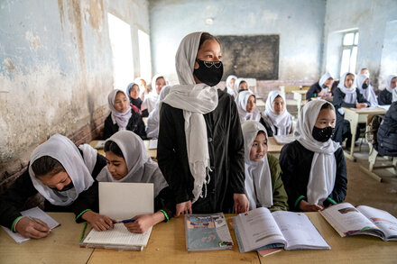 Students and staff members at two schools in northern Afghanistan fell ill with respiratory and neurological symptoms.