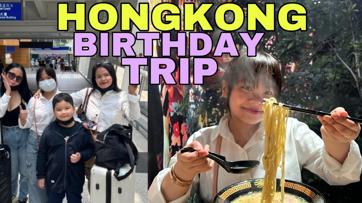 Pt.1 for Hong Kong Travel! Celebrate the 18th birthday | Ryzza Mae Dizon