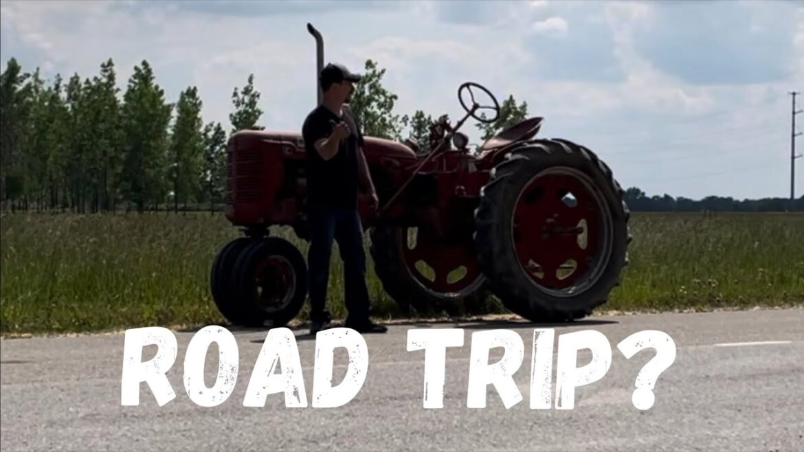 The ruined Farmall C goes to the road trip! And you can choose a paint color