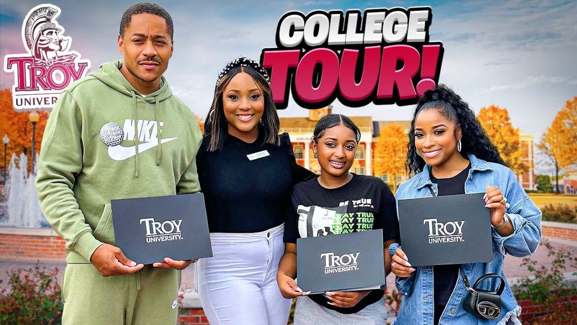 College tour with jashae ‘… Select the University of Troy? 🤔