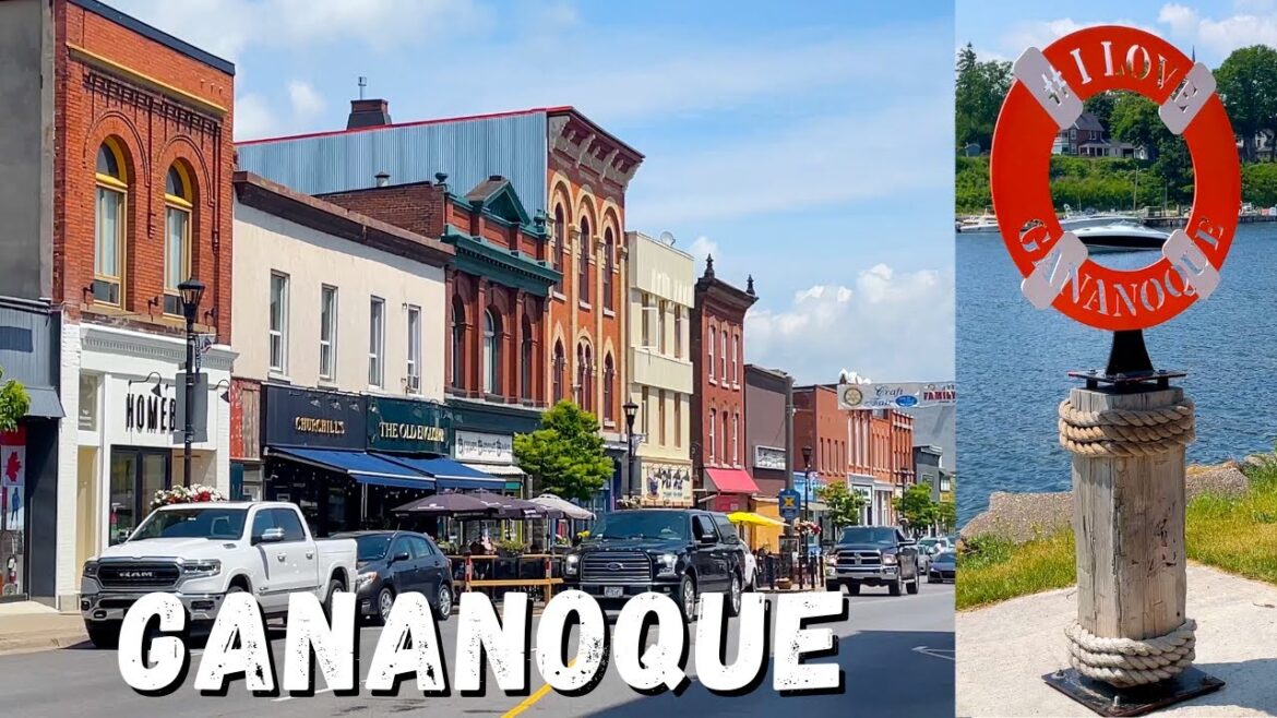 Road Trip to Canada: Shopping Dining Downtown Gananok | Entrance to 1000 Islands