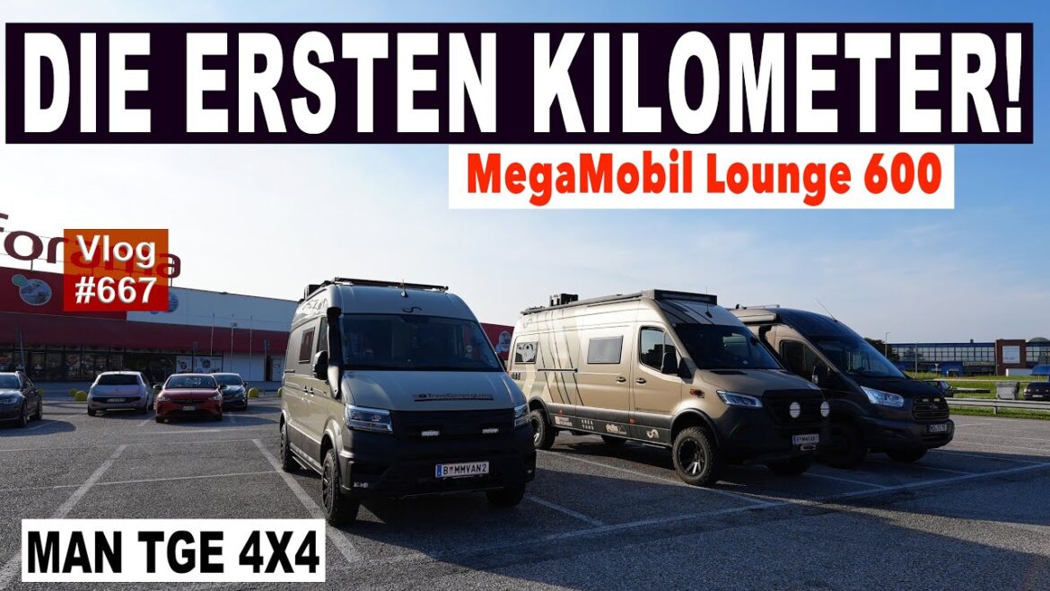 #667 WIE Fährt er? Einzug man tge 4×4 | Biotoi Einbau | Kwalm & NEXTBASE | Megamobil Lounge