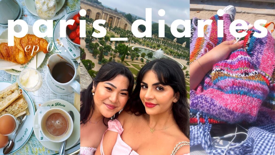 One week in Paris  Women’s trip sightseeing in Palace Versailles gardens favorite cafes shopping etc.