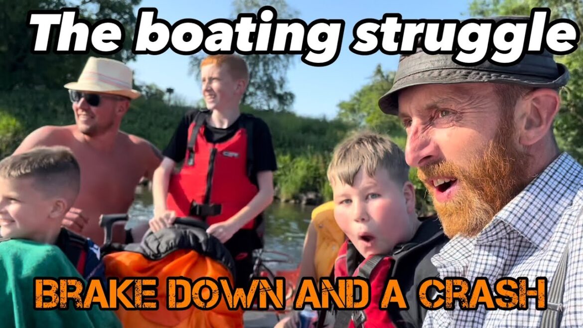 Boat worries! I painted it and went back and forth on the Trent River!
