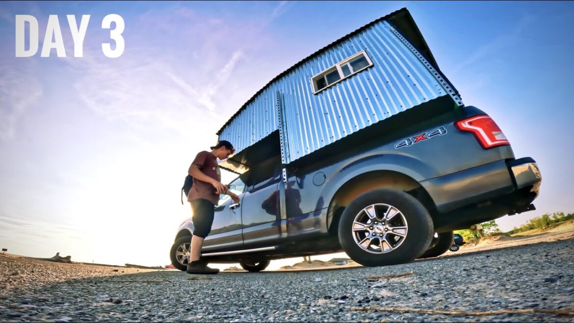 First road trip with DIY Truck Camper (3rd day)