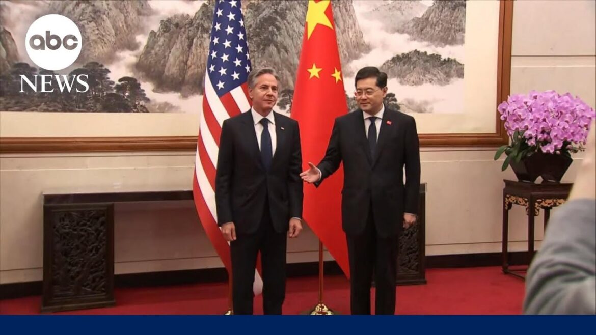 Visit to China by Secretary of State of Antony Brinken -High Bet | WNT