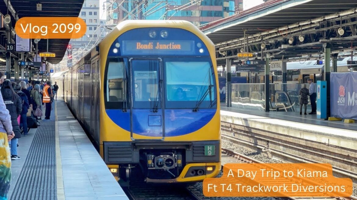 Sydonite Rains Blog 2099: One -day trip to Kiama -Special feature on T4 track work diverse