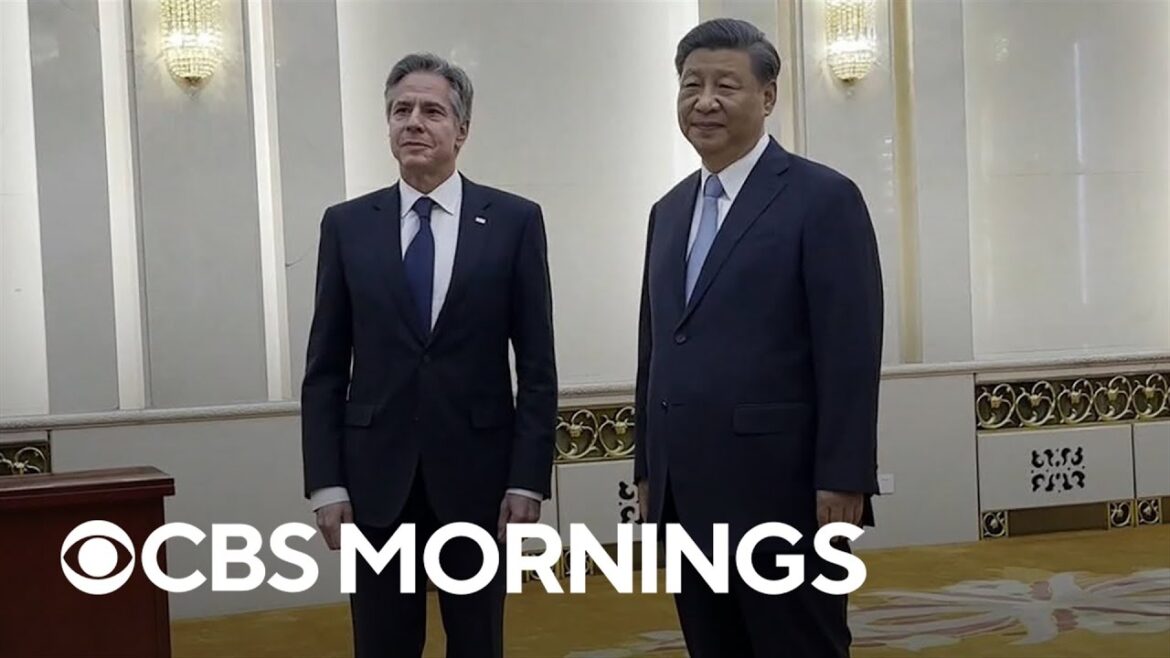 Talks with important diplomatic visits with Secretary of State Brinken and President China