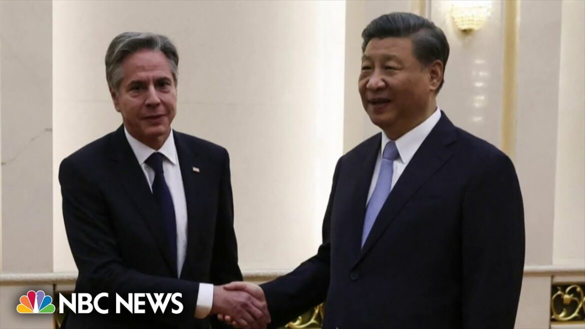 Secretary Brinken excitement during the visiting China!
