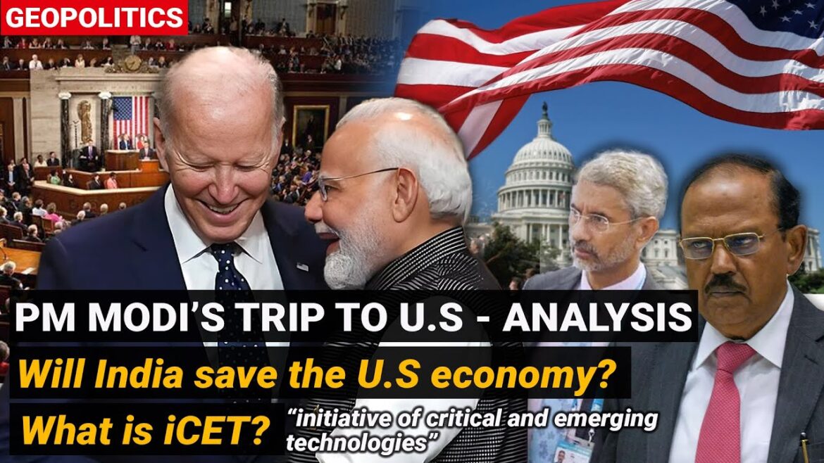 Prime Minister Modi’s visit to the United States June 22 | What is ICET Initiative | Can India save the American economy |