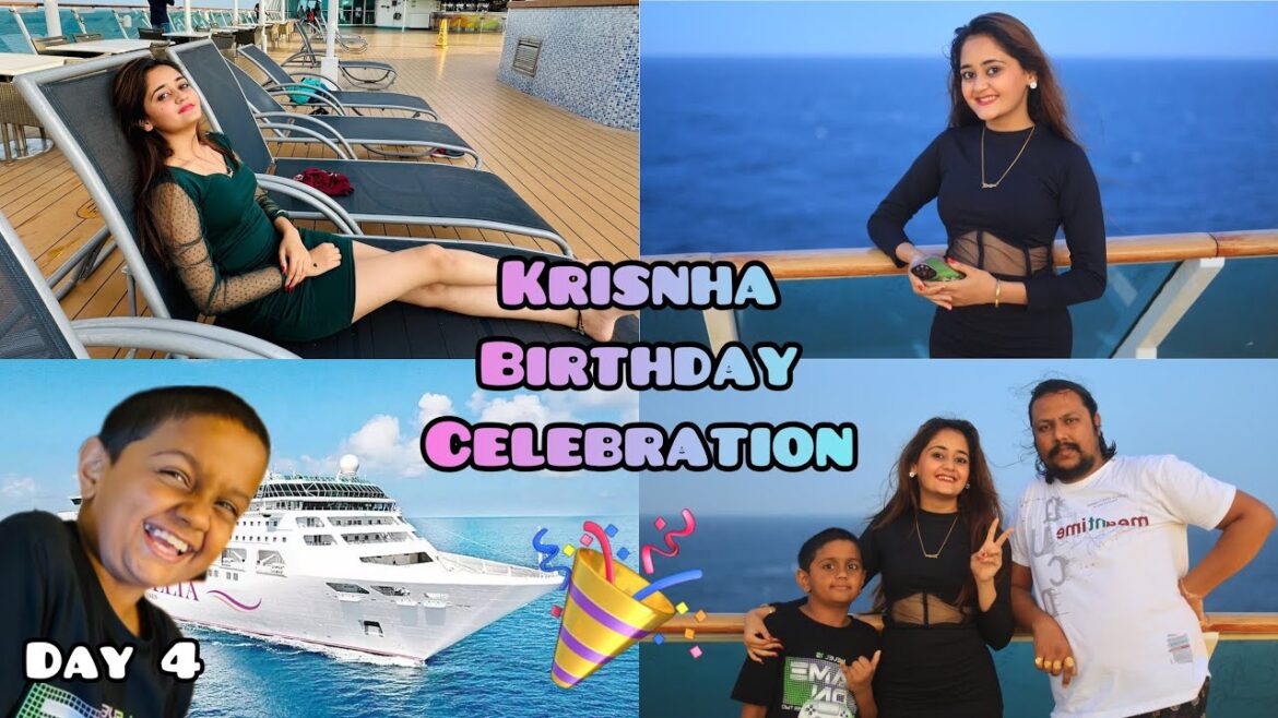 Krishna’s birthday party on the Cordelia Cruise will further excite the family vacation trip!