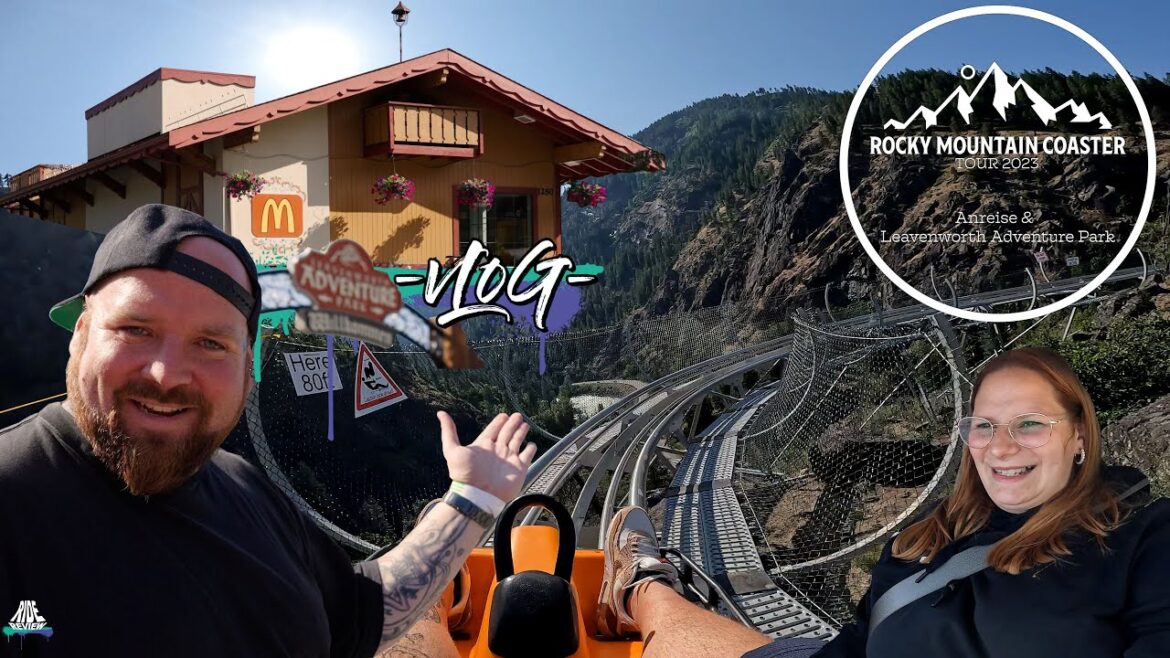 American Road Trip-Fon Schrot’s rental car and Washington’s Alpine Coaster Opened- Review VLOG