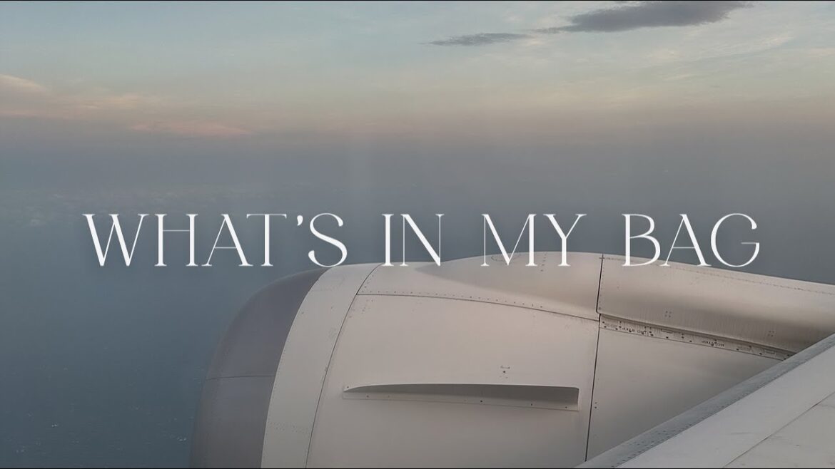 What’s in my bag? ! Travel required items | Alyssa Lenoir