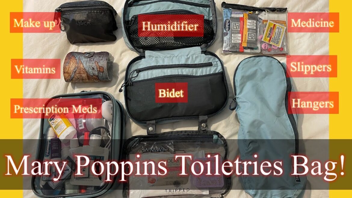 Toiletary necessary for long -term trips! What I bring