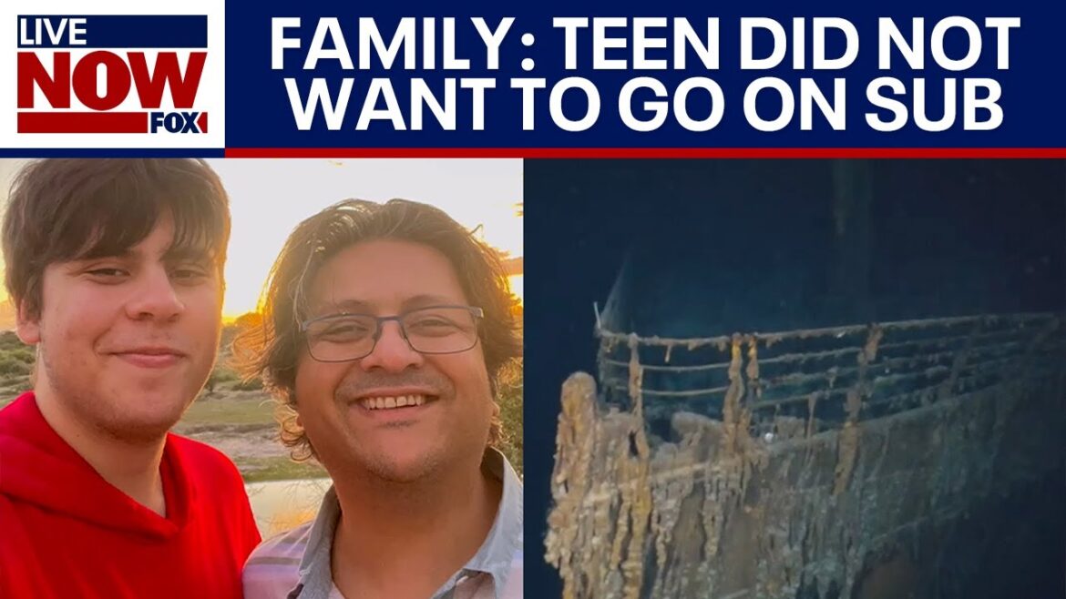 Ocean Gate’s Titanic Submarine: According to the family the passenger of the teenager is “fear” | LiveNow from Fox