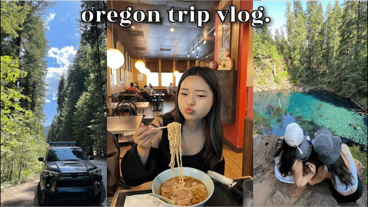 Oregon VLOG: Girls trip best ramen beautiful hiking farm house