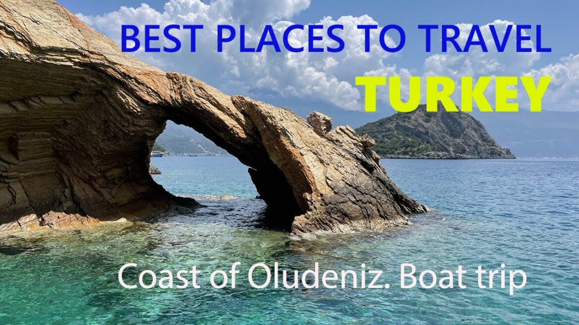 Big boat trips on the Oldeniz coast in Turkey are the best!